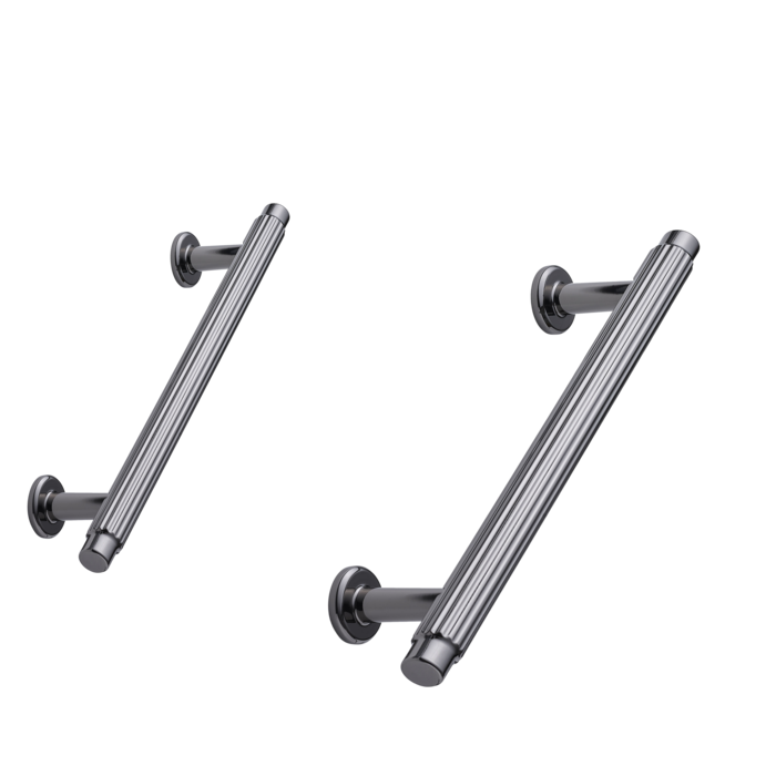 Furnipart Furnipart furniture handle 'VILLA' in black nickel