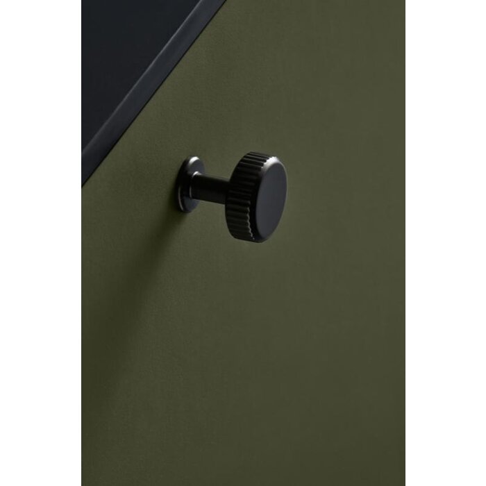 Furnipart Furnipart meubelknop 'VILLA' round - gun metal