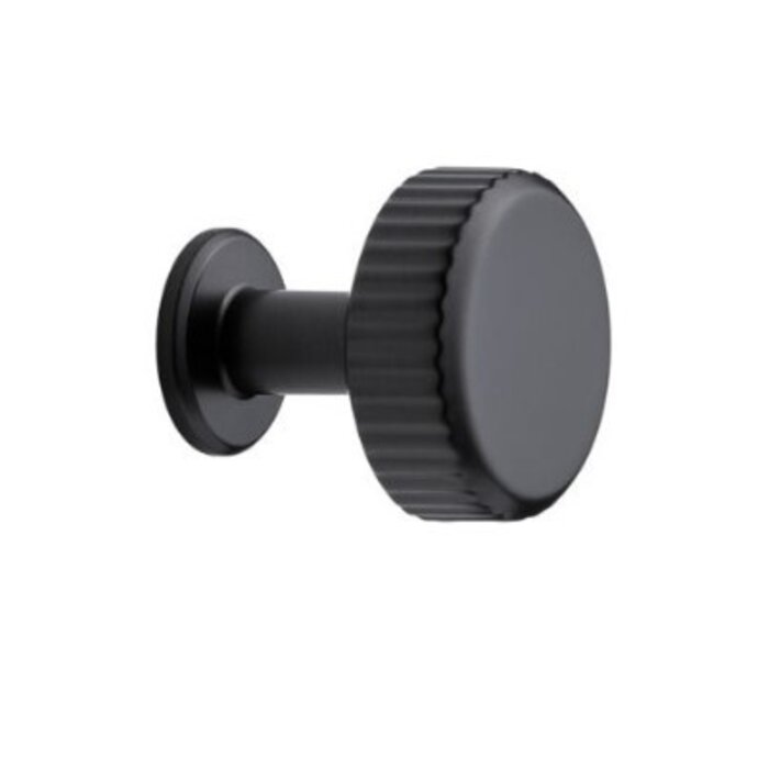 Furnipart Furnipart meubelknop 'VILLA' round - gun metal