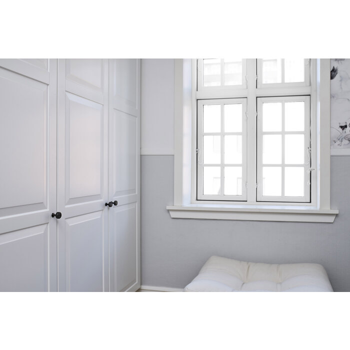 Furnipart Bouton de meuble Furnipart 'VILLA' rond - nickel noir