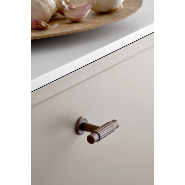 Furnipart Furnipart meubelknop'VILLA' T - antiek bruin