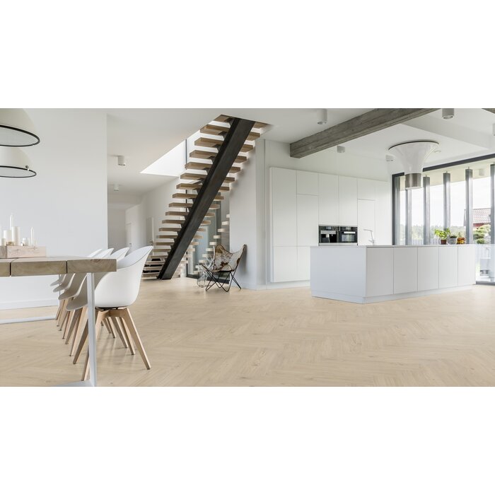 Douwes Dekker PVC Laminate from Douwes Dekker - Ambitious wide herringbone 4mv (7 mm | 72 x 18 cm) - Cheesecake