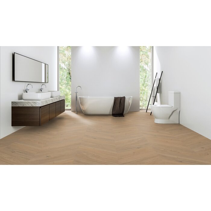 Douwes Dekker PVC Laminate from Douwes Dekker - Ambitious Hungarian point 4mv (8 mm | 70 x 14 cm - Crème brûlée