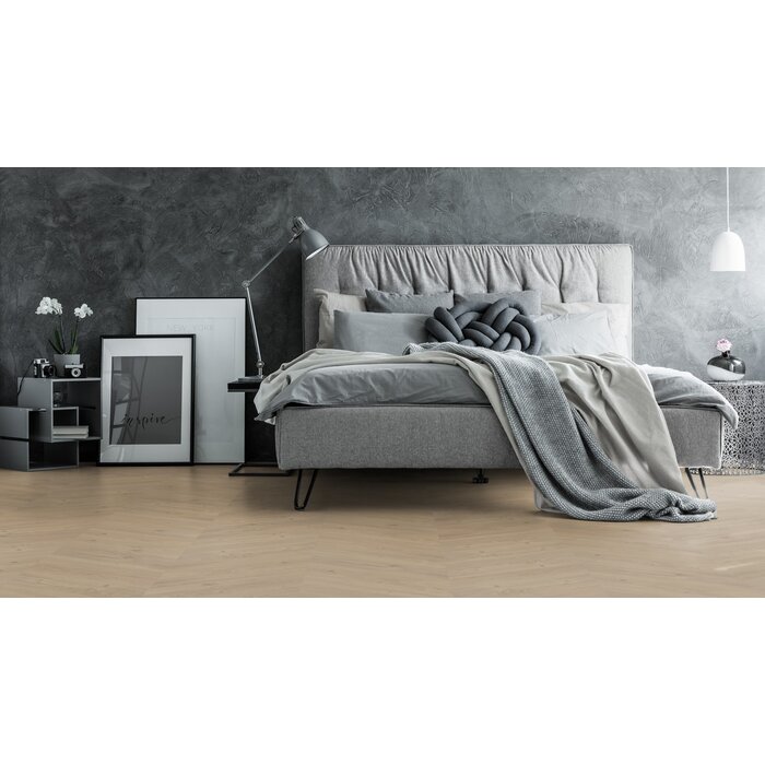 Douwes Dekker PVC Laminate by Douwes Dekker - Ambitious Hungarian point 4mv (8 mm | 70 x 14 cm) - Panna cotta