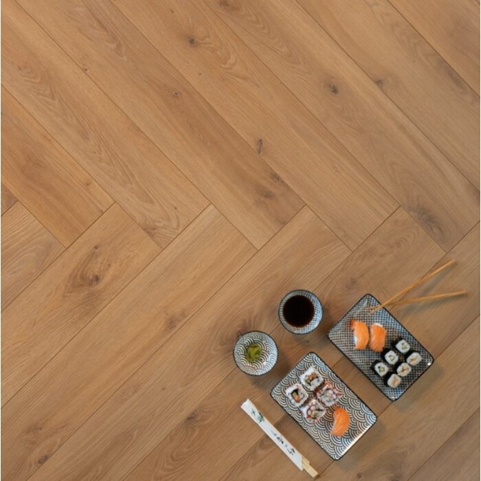 Douwes Dekker Stratifié solide puissant de Douwes Dekker - Herringbone 05251 - Persil