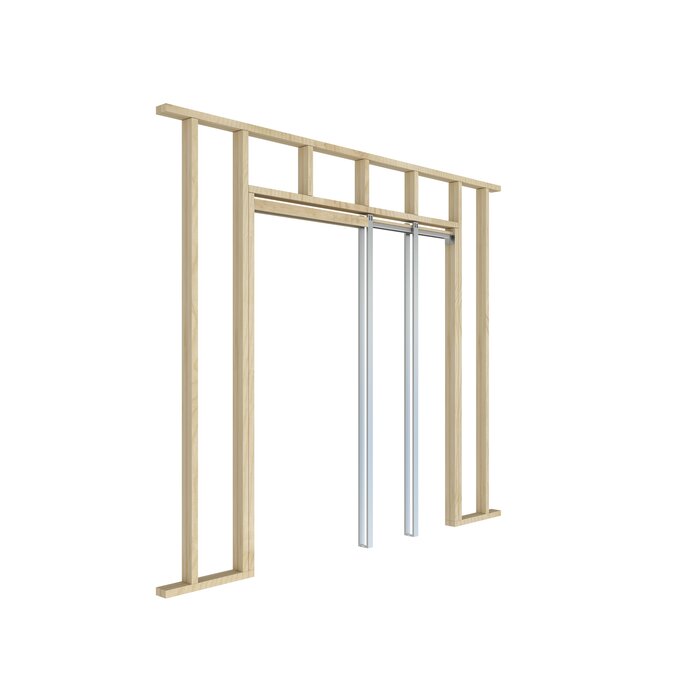 DKS Système de porte coulissante invisible intégré « à l'intérieur »