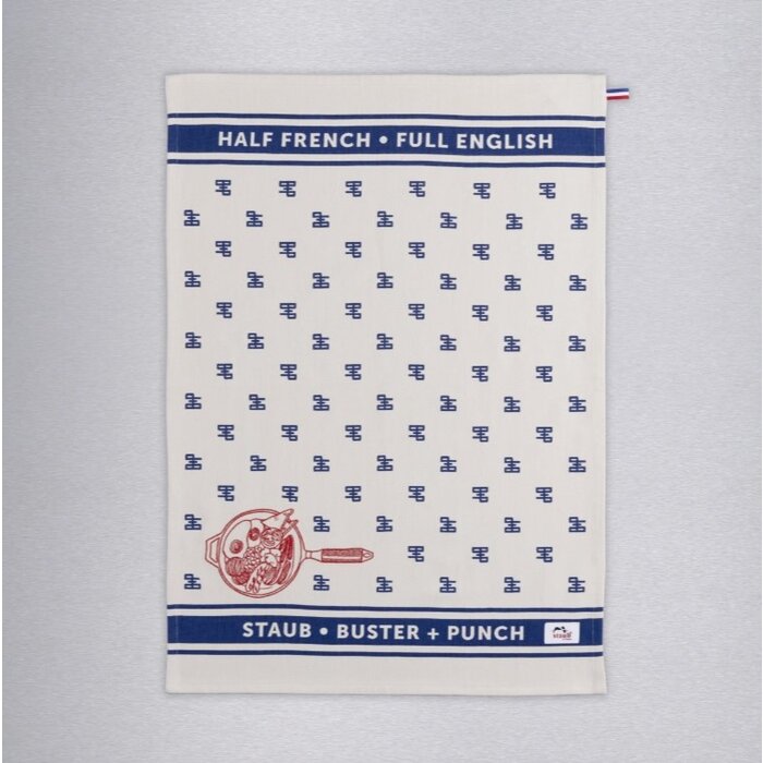Buster+Punch White Staub kitchen towel from Buster & Punch