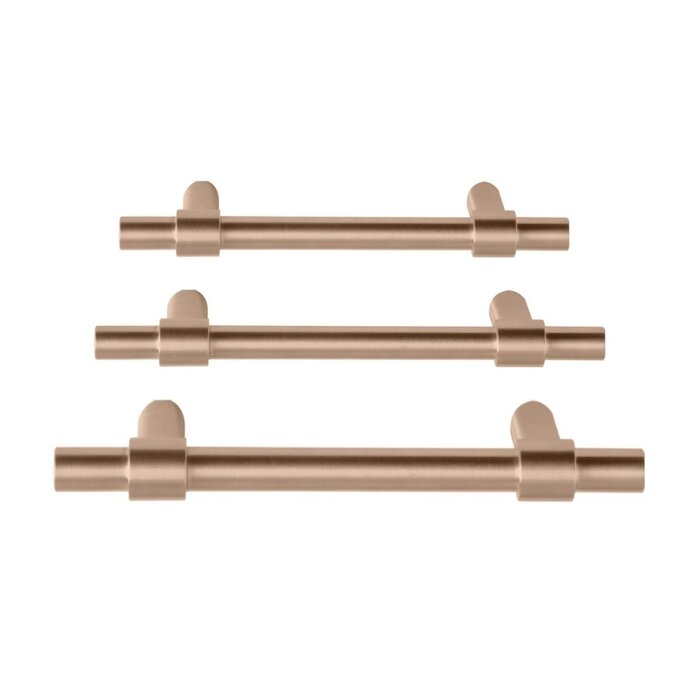 Formani EIN PB195 massiver Möbelgriff von Formani – Hellbronze PVD