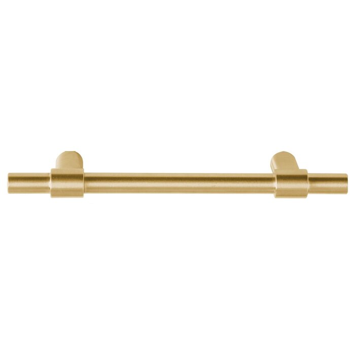 Formani EIN PB195 massiver Möbelgriff von Formani – mattgoldenes PVD