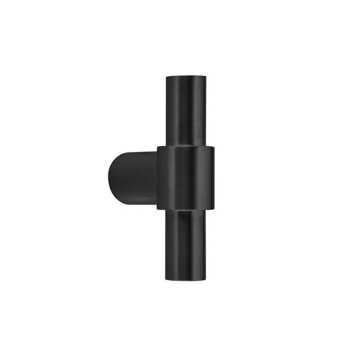 Formani EIN PB9/PB14 Möbelknopf von Formani – Mattschwarzes PVD