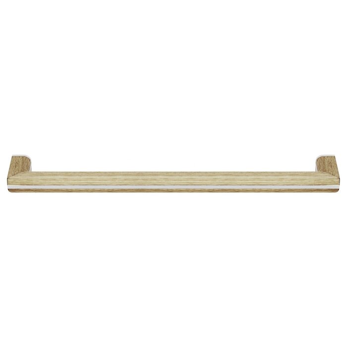 Formani TWO PB22 furniture handle from Formani - Stainless steel/natural oak