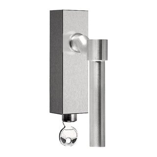 Formani Lockable window handle concealed Piet Boon ONE PBL15F-DKLOCK - Stainless steel
