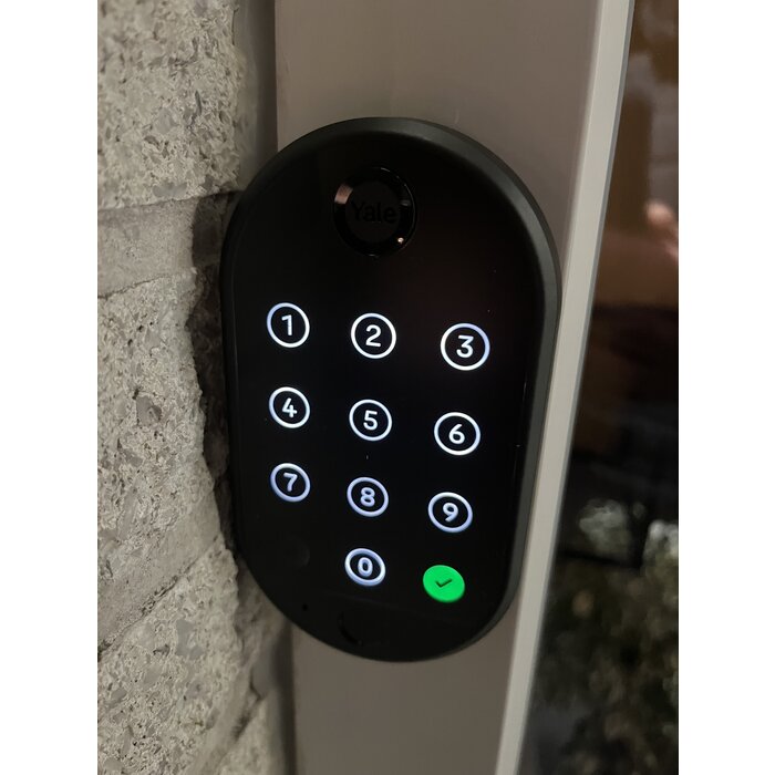 Assa Abloy Yale Smart Keypad für Linus Türschloss/Schrankschloss/Garagenöffner/Toröffner