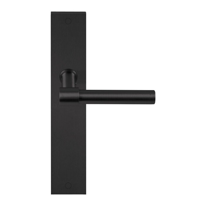 Formani Poignées de porte Formani Piet Boon ONE-PBL15P236 sur plaque - PVD noir mat