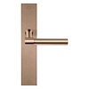 Formani Poignées de porte Formani ONE PBL15P236 sur plaque arrière - Bronze clair PVD