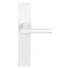 Formani Formani door handles ONE -PBL15P236 on plate - White PVD