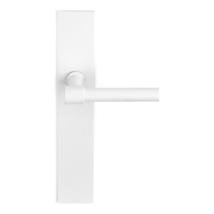 Formani Formani door handles Piet Boon ONE-PBL15P236 on plate - White PVD