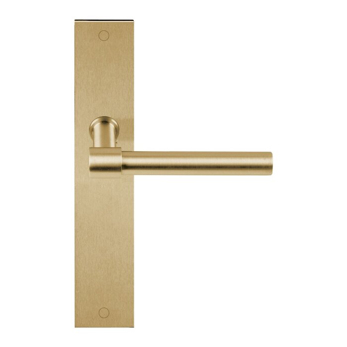 Formani Formani door handles Piet Boon ONE-PBL15P236 on plate - Matt gold PVD