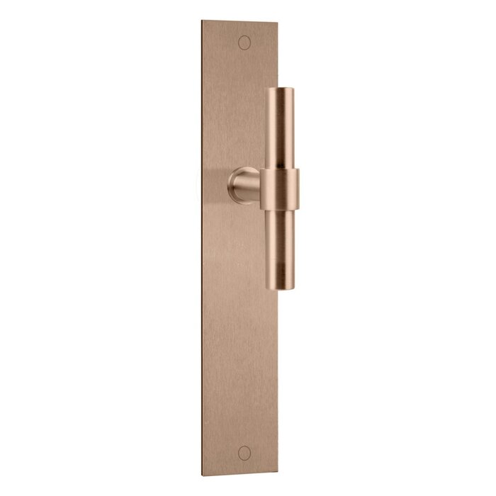 Formani Poignées de porte Formani Piet Boon ONE-PBT15P236SFC sur plaque - Bronze clair PVD