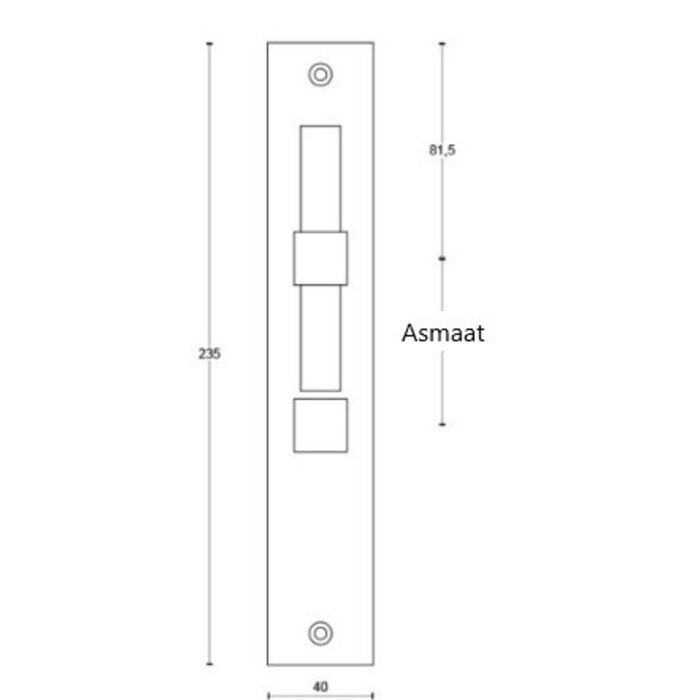 Formani Formani deurklinken Piet Boon ONE-PBT15P236 op plaat - Wit