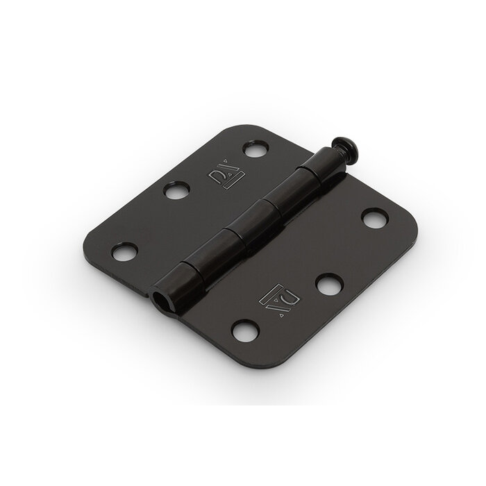 Dulimex Black hinge with loose pin 76 x 76 x 2.0 mm lacquered