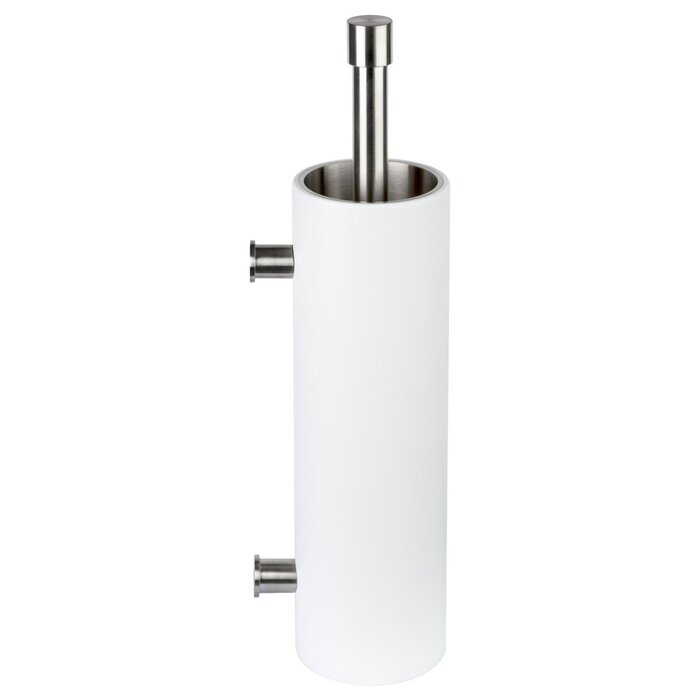 Formani Formani toiletborstel wandbevestiging Piet Boon ONE PB303 - RVS / Wit Corian