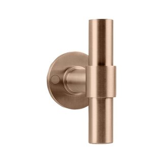Formani Bouton de porte d'entrée fixe Formani Piet Boon ONE PBT100V - Bronze clair PVD
