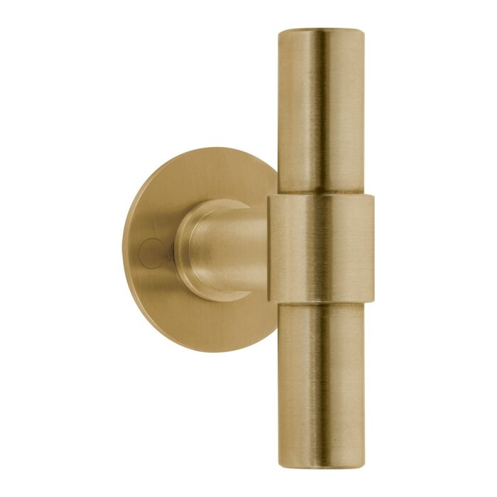 Formani Massiver fester Vordertürknauf von Formani Piet Boon ONE PBT100V – Mattgold PVD