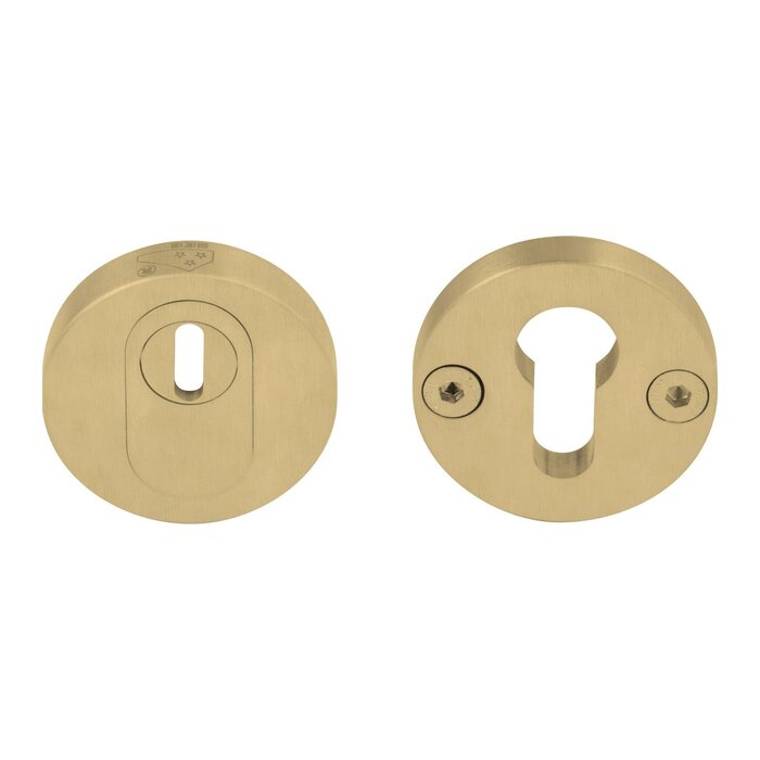 Formani Formani security cylinder rosette ONE PBVEIL-KT SKG*** solid - matt Gold PVD