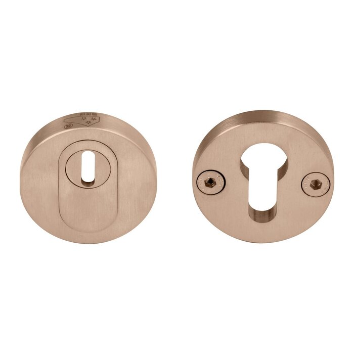 Formani Formani security cylinder rosette ONE PBVEIL-KT SKG*** solid - light bronze PVD