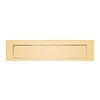 Formani Formani buitenbriefplaat LB535 - mat goud PVD