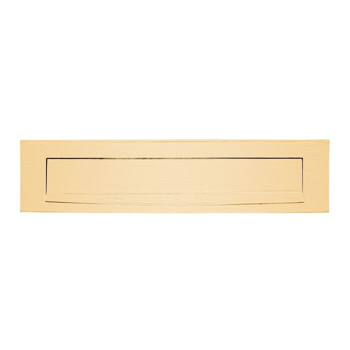 Formani Formani massieve buitenbriefplaat LB535 -mat goud PVD