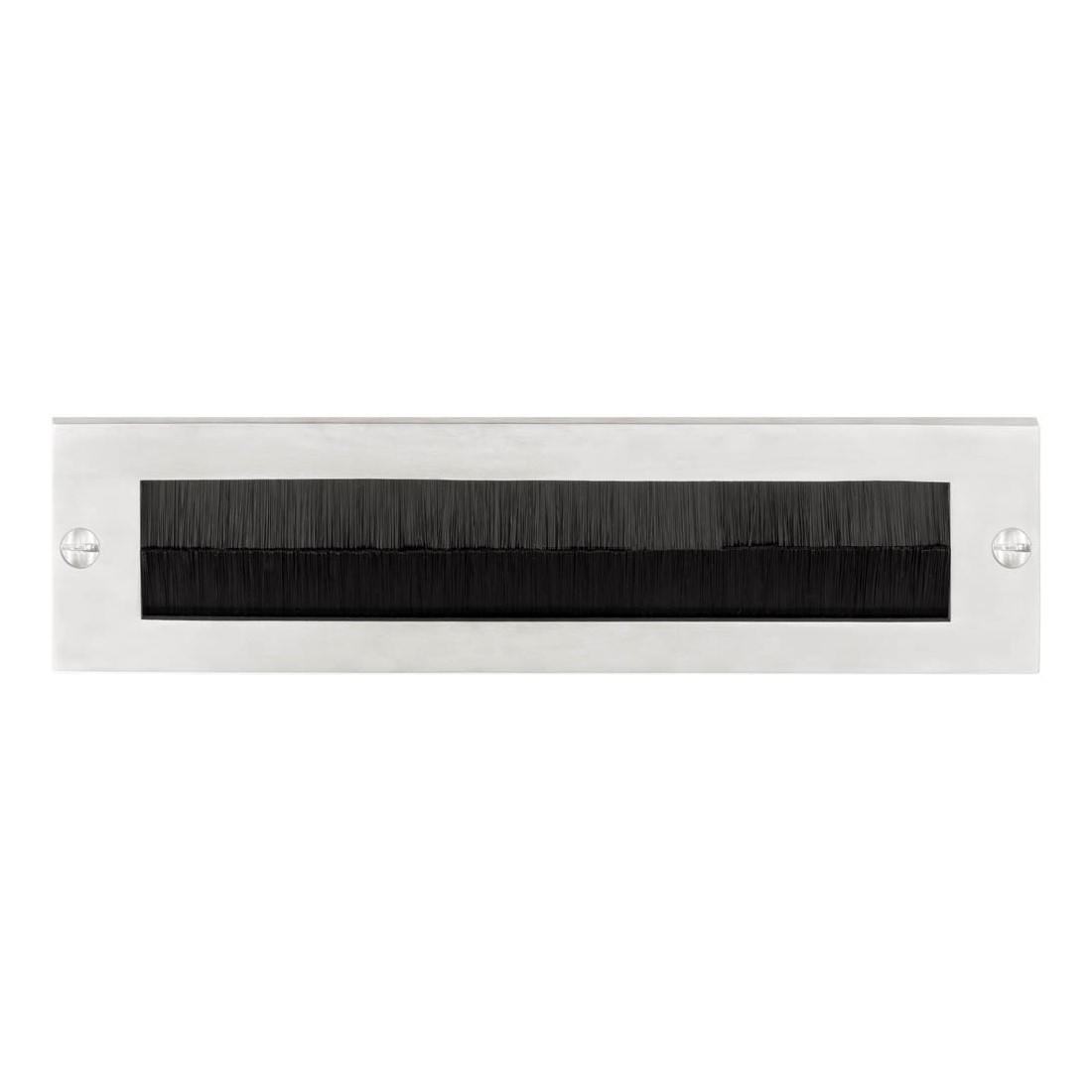 Formani massieve binnen briefplaat LB535BI met tochtborstel - mat RVS