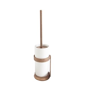 Dauby Dauby toilet brush holder "White pot" raw bronze (RB)