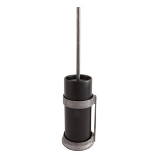 Dauby Dauby toilet brush holder "Black pot" raw metal (RM)