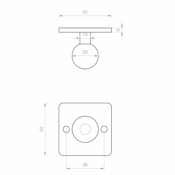 Dauby Dauby Handtuchhaken PT/Q Rohbronze poliert (RBP