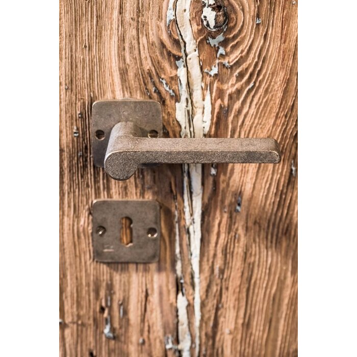 Dauby Paire de plaques de clés Dauby rosace 50Q en bronze brut (RB)