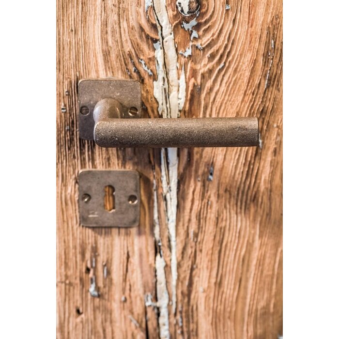 Dauby Paire de plaques de clés Dauby rosace 50Q en bronze brut (RB)