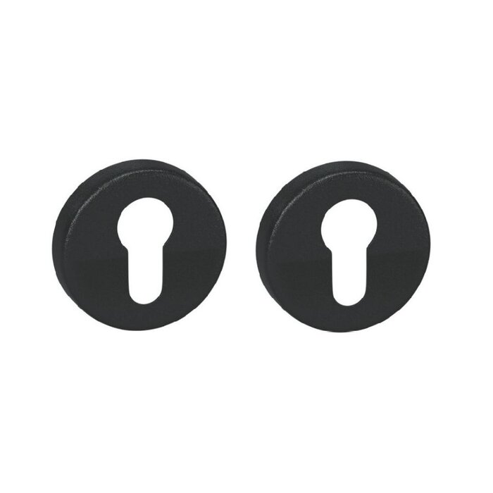 Artitec Paar schwarze Zylinderplatten 52 mm Uno