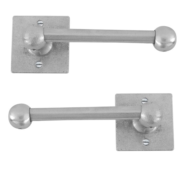 Dauby Dauby houder enkel square - mat wit brons (WBS)  150mm