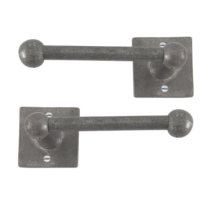 Dauby Dauby-Halter, quadratisch, Rohmetall (RM), 150 mm