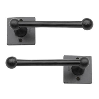 Dauby Dauby holder single square - aged iron - black (VO)