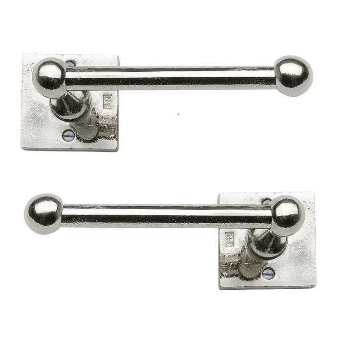 Dauby Dauby houder enkel square - wit brons (WB)  150mm