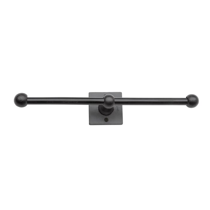 Dauby Dauby holder double square - aged iron - black (VO) 350mm