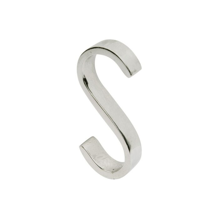 Dauby Dauby offener Haken „S“ – Weißbronze (WB)