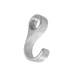Dauby Dauby hook closed - matt white bronze (WBS)