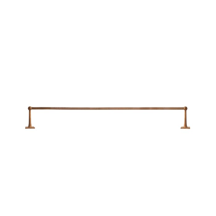 Dauby Support Dauby avec 2 supports d'extrémité longue carré - bronze brut (RB) 1000mm