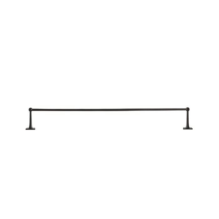 Dauby Dauby holder with 2 long end supports square - aged iron - black (VO) 1000mm