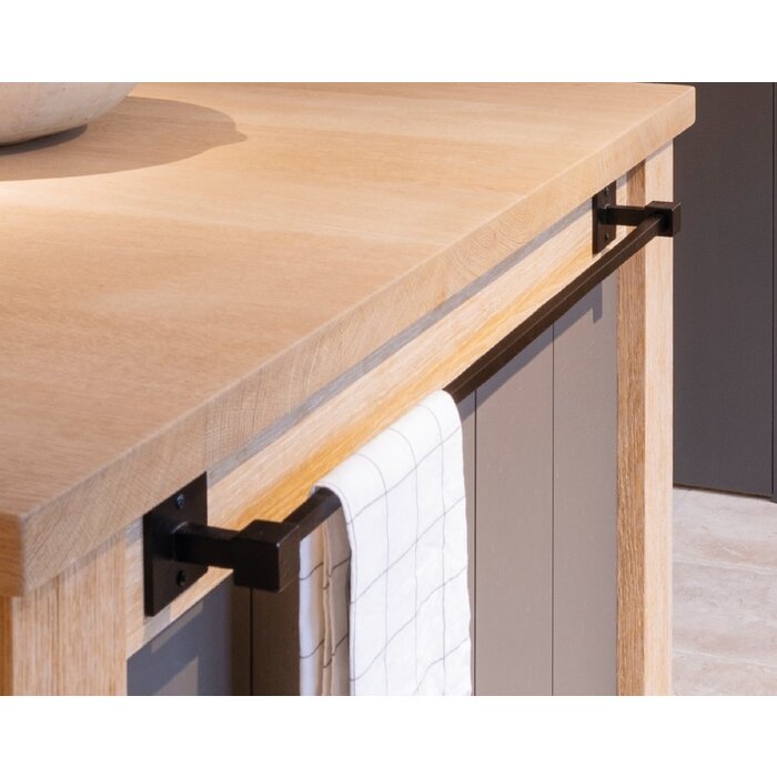 Dauby Support Dauby 2 supports d'extrémité Q - métal brut (RM) 1000mm