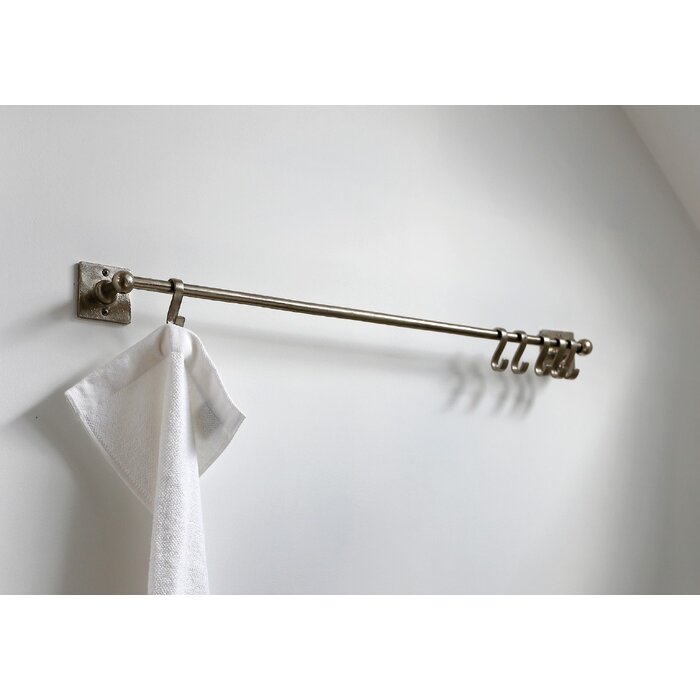 Dauby Support Dauby 2 supports d'extrémité carré - bronze brut poli (RBP) 1000mm